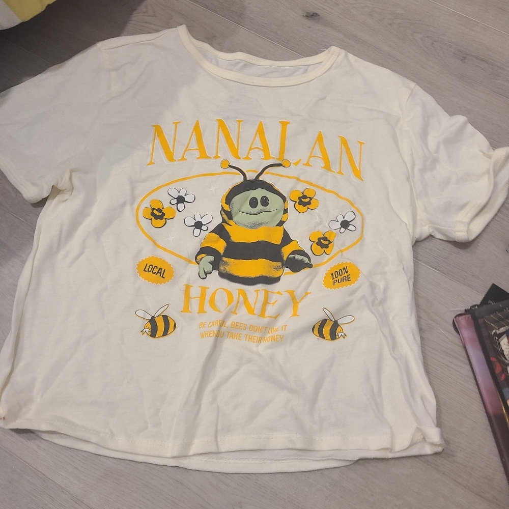 Hot Topic NaNaLan Honey Bee Tee - Cream and Yellow